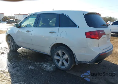 2012 Acura Mdx z USA, uszkodzony, nr VIN 2HNYD2H26CH506077